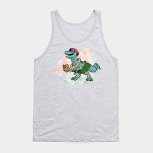 Pickles Goes Hawaiian (with leaf) Tank Top